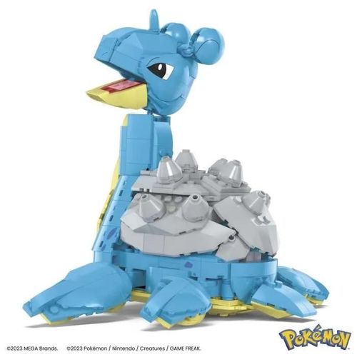 Mega Pokémon-Lokhlass-Figurine Articulée À Construire (527 Pièces)