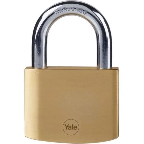 Cadenas en laiton avec une anse en acier cémenté - 60 mm - 3 clés YALE