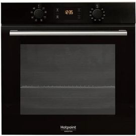 Hotpoint Ariston FA2 544 JC BL HA - Four - intégrable - niche - largeur : 56 cm - profondeur : 56 cm - hauteur : 60 cm - avec système auto-nettoyant - classe A - noir