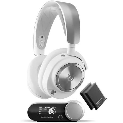 Casque Steelseries Arctis Nova Pro Wireless blanc ANC USB-c