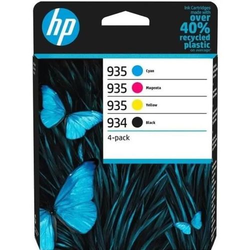 HP 934/935 (6ZC72AE) - Pack de 4 cartouches d'encre originales - noir, cyan, jaune, magenta