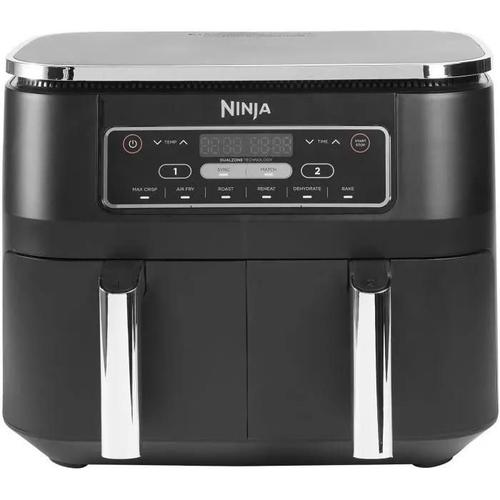 Friteuse sans huille NINJA Foodi - Dual Zone AF300EU - 7,6L - Fonctions Sync, Match - 6 modes de cuisson - 2400W