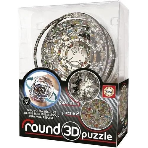Puzzle 3d Rond Charles Fazzino - Educa - 19707