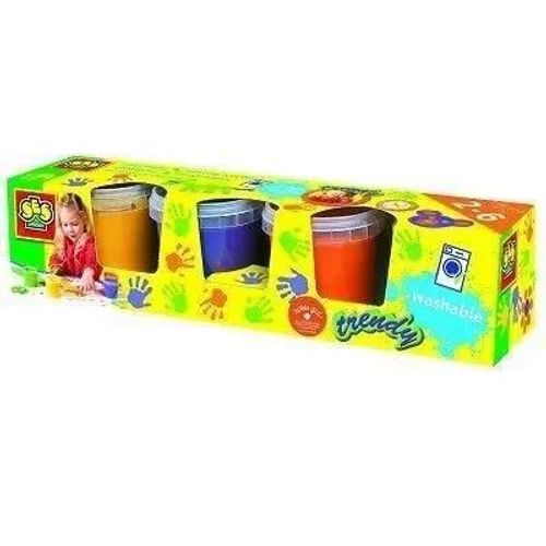 Ses Creative Peinture À Doigts Girly 4 Couleurs X145ml