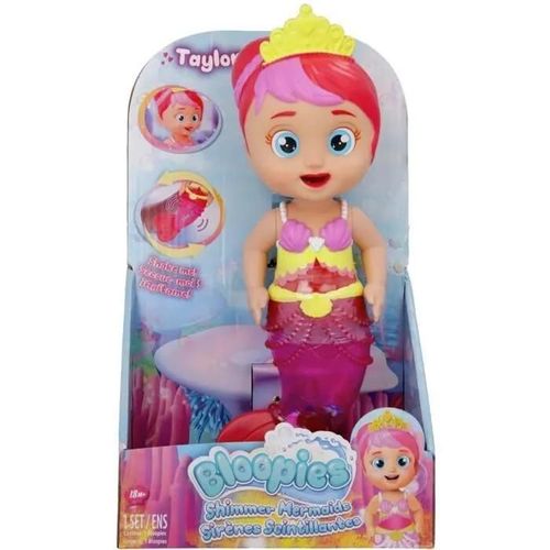 Jouet De Bain - Imc Toys - 917323 - Bloopies - Shimmer Mermaids Taylor