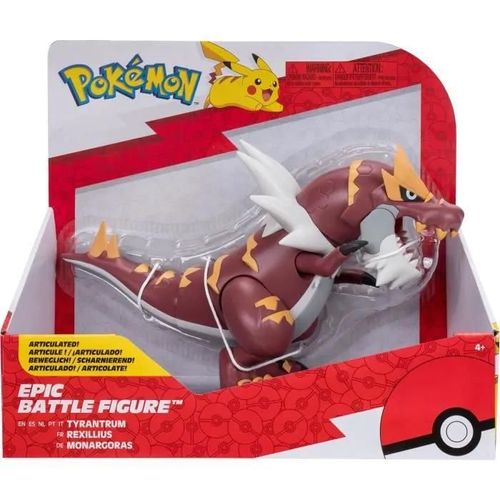 Figurine - Bandai - Pokémon Légendaires Rexilius - 30 Cm. Articulée. A L'échelle Des Dessins Animés