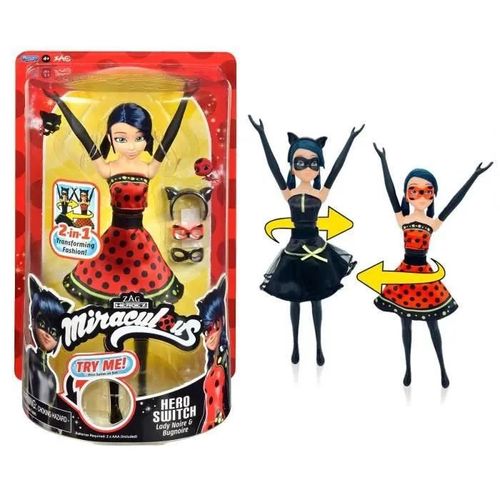 Miraculous Poupée Ladybug Transformation BANDAI