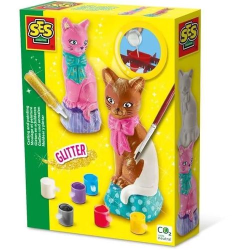 Ses Creative Moulage Et Peinture - Chat
