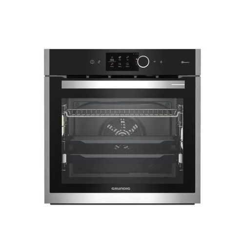 FOUR ENCASTRABLE PYROLYSE GRUNDIG - GEBM19600BPH - DARK INOX - PORTE FROIDE - 71 L