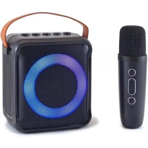 Mini-enceinte Bluetooth KARAOKE noire