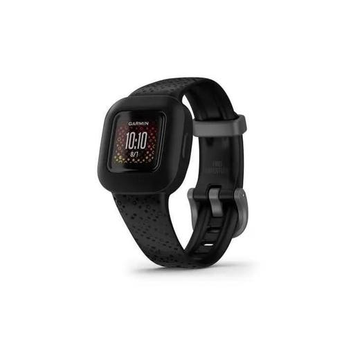 Garmin Vivofit Jr. 3 - Tracker D'activités Avec Bracelet - Silicone - Noir - Taille Du Poignet : 130-175 Mm - Bluetooth - 25 G - Noir Cosmique