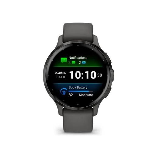 Garmin Venu 3s, Gray Avec Bracelet Gris Fonce
