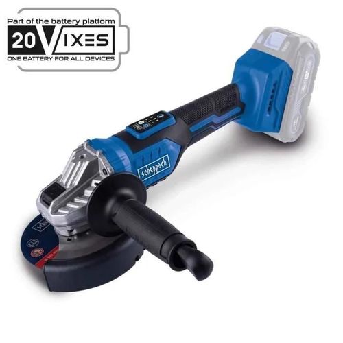 Meuleuse d'angle brushless - SCHEPPACH - 20V IXES - 125 mm - sans batterie ni chargeur - BC-AG125-X