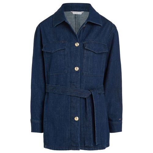 Vestes Demie Saison Tommy Hilfiger Dnm Belted Jacket Na Bleu Marine
