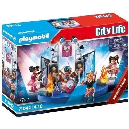 Playmobil City Life 71042 - Groupe De Rock - Promo Pack