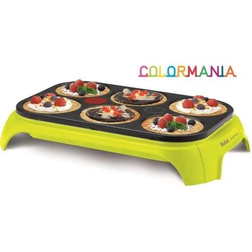 Tefal PY5593/12 PARTY COLORMANIA - Crêpière - 1 kWatt - vert cactus