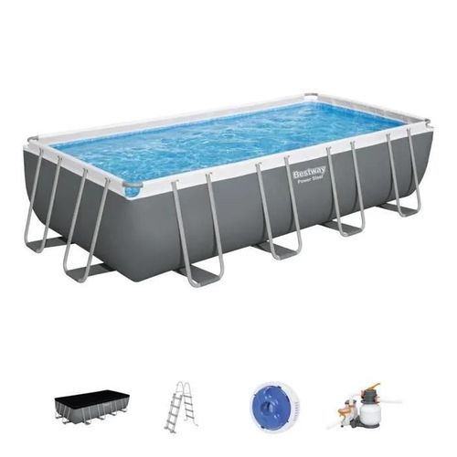 Piscine tubulaire Power Steel rectangulaire 5,49 x 2,74 x 1,22 m - Bestway
