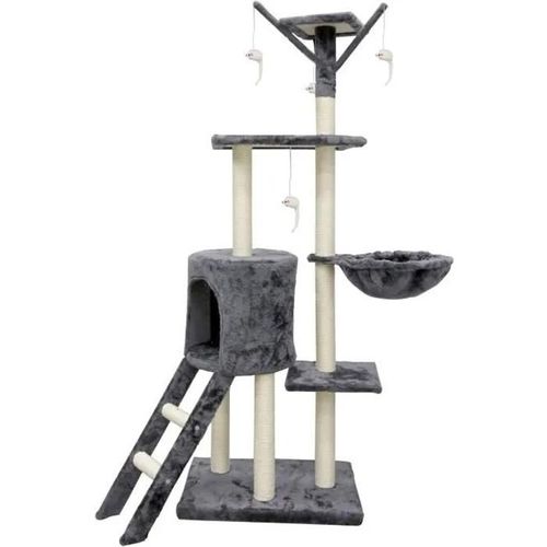Jipsy Arbre A Chat Gris - 79 X 34 X 138 Cm - Gris