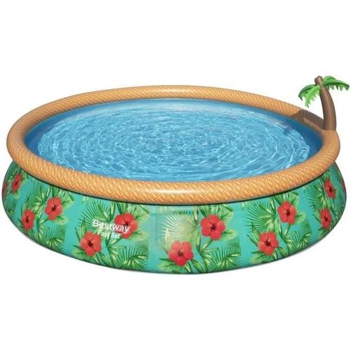 Piscine Gonflable Fast Set Bestway Paradise Palms 457x84 cm Épurateur à Cartouche de 2 006 L/H