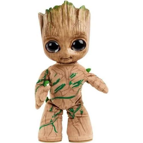 Peluches Mattel Marvel - Peluche Groot À Fonctions - 3 Ans Et +