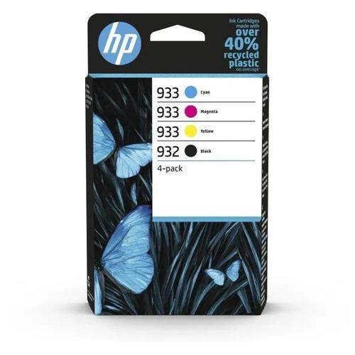 HP 932/933 Combo Pack - Pack de 4 - noir, jaune, cyan, magenta - original - cartouche d'encre - pour Officejet 6100, 6600 H711a, 6700, 7110, 7510, 7610, 7612