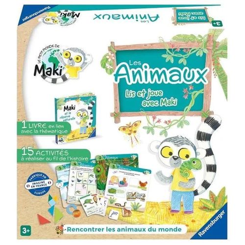 Lis Et Joue Avec Maki - Les Animaux - Jeux Éducatifs - 00022355