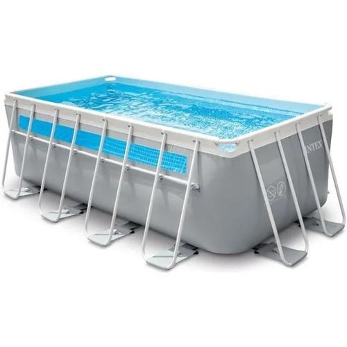 Piscine tubulaire rectangulaire Intex Prism Frame Clearview 4 x 2 x 1,22 m