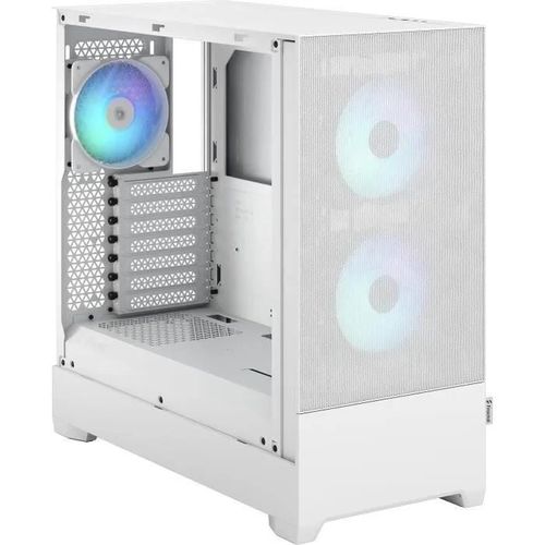 Boitier PC Moyen Tour ATX Fractal Design Pop Air RGB avec panneau vitré - Blanc