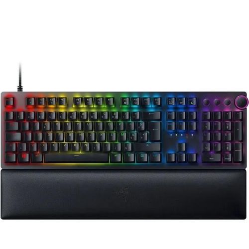 Razer Huntsman V2 - Clavier - rétro-éclairé - USB - Français - commutateur : Razer Clicky Optical Purple