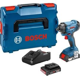 Bosch Visseuse à chocs sans fil GDR 18V-160, avec 1 x 2,0 Ah Li-Ion batterie, L-BOXX - 06019G5100