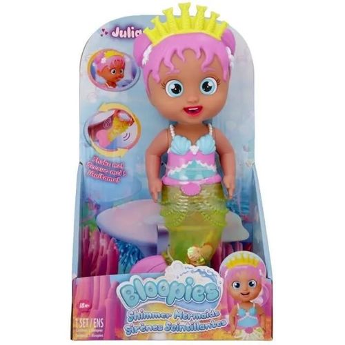 Jouet De Bain - Imc Toys - 917316 - Bloopies - Shimmer Mermaids Julia