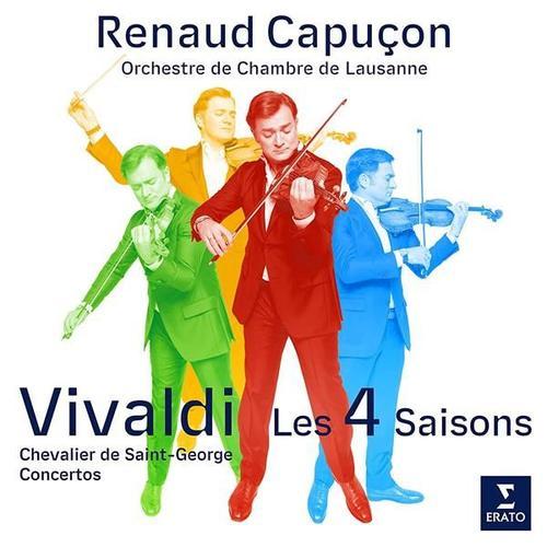 Vivaldi: The Four Seasons-Les 4 Saisons- Chevalier De Saint-George: Concertos Pour Violon Op5 & Op - 33 Tours