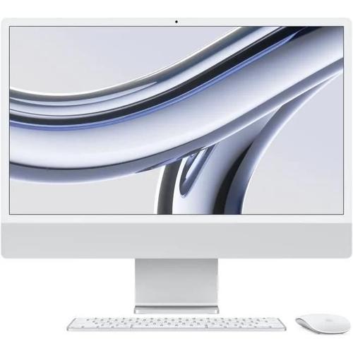 Apple iMac with 4.5K Retina display MQR93FN/A - Fin 2023 - M3 8 Go RAM 256 Go Argent AZERTY