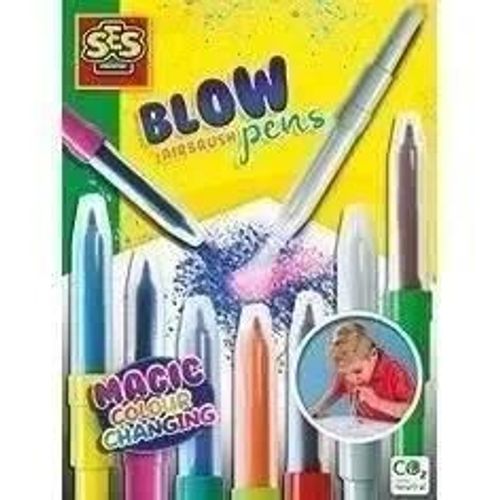 Set De Feutres Aérographes : Blow Airbrush Pens : Changement De Couleur Magique