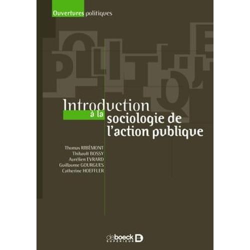 Introduction À La Sociologie De L'action Publique