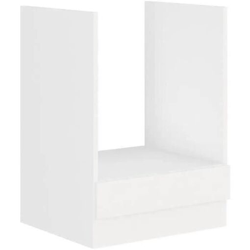 ATLAS Meuble four - D&eacute;cor blanc - L60 x P52 x H82 cm 