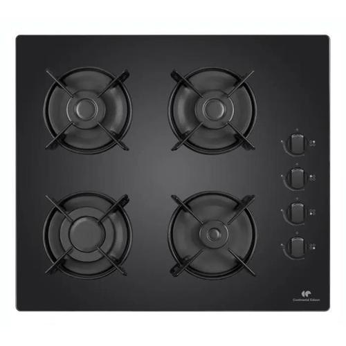 Continental Edison CECTG4VB1 Table de cuisson au gaz Noir - 4 foyers