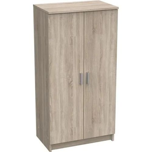 Armoire Chaussures 2 Portes Shoes - Naturel Clair