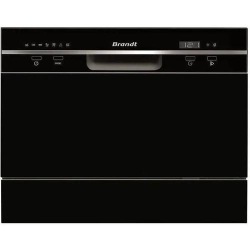 Brandt DFC6519B - Lave-vaisselle - pose libre - largeur : 55 cm - profondeur : 50 cm - hauteur : 43.8 cm - noir