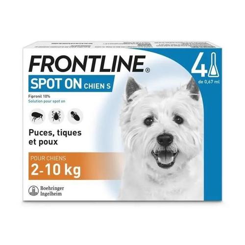 Solution Spot-On S Chien 4 Pip. - Frontline