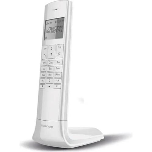 Logicom Luxia 150 - Téléphone sans fil avec ID d'appelant - DECT\GAP - blanc