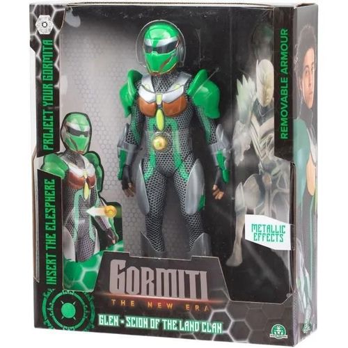 Live Action Gormiti - Figurine Articulée De 27 Cm Scion Avec Projecteur - Terre