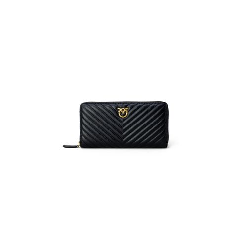 Portefeuilles Femme PINKO ryder zip around sheep nappa chevron 100250 a0gk