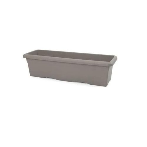 Plastiken Jardinière Rectangulaire - 80 X 33 Cm - Taupe