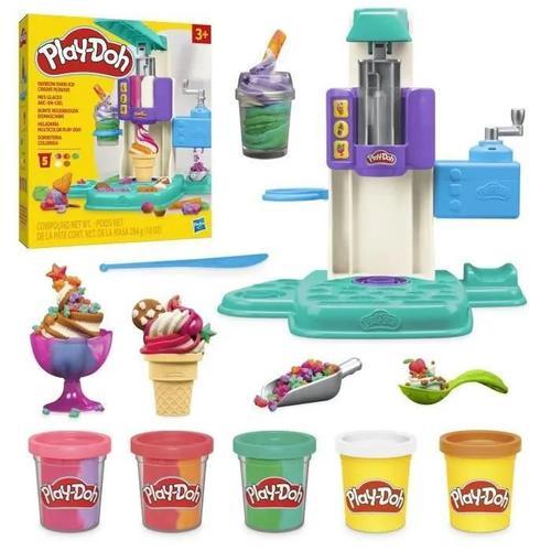 Hasbro Play-Doh Coffret Mes Glaces Arc-En-Ciel