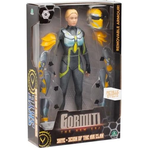 Live Action Gormiti - Figurine Articulée De 27 Cm Scion Avec Armure - Air