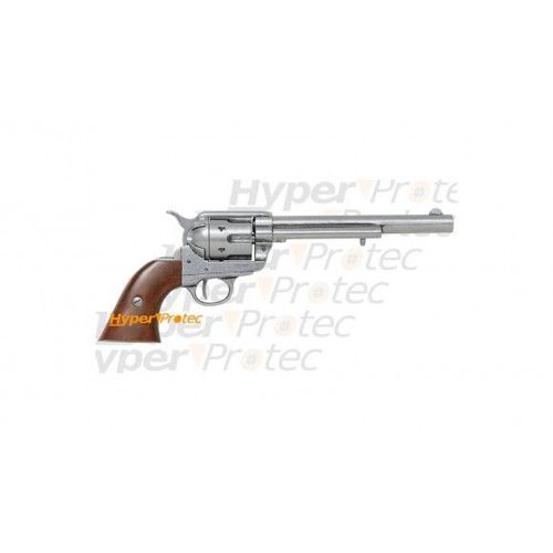 Colt 1873 Peacemaker Saa Chromé De Collection Denix