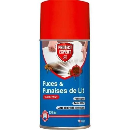 Aérosol foudroyant puces punaises 150ml