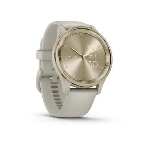 Garmin Vívomove Trend - 40 Mm - Gris Français - Montre Intelligente Avec Bracelet - Silicone - Taille Du Poignet : 125-190 Mm - Monochrome - Bluetooth, Ant+ - 28.3 G