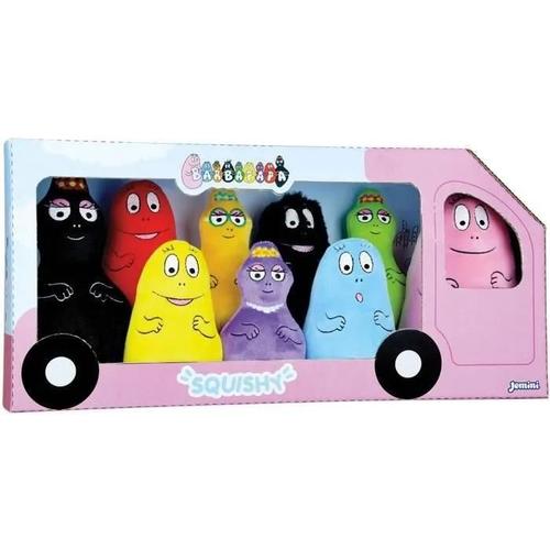 Coffret 9 Peluches Barbapapa +/- 15 Cm - Jemini - Inclut Barbapapa, Barbamama Et Leurs Sept Enfants.